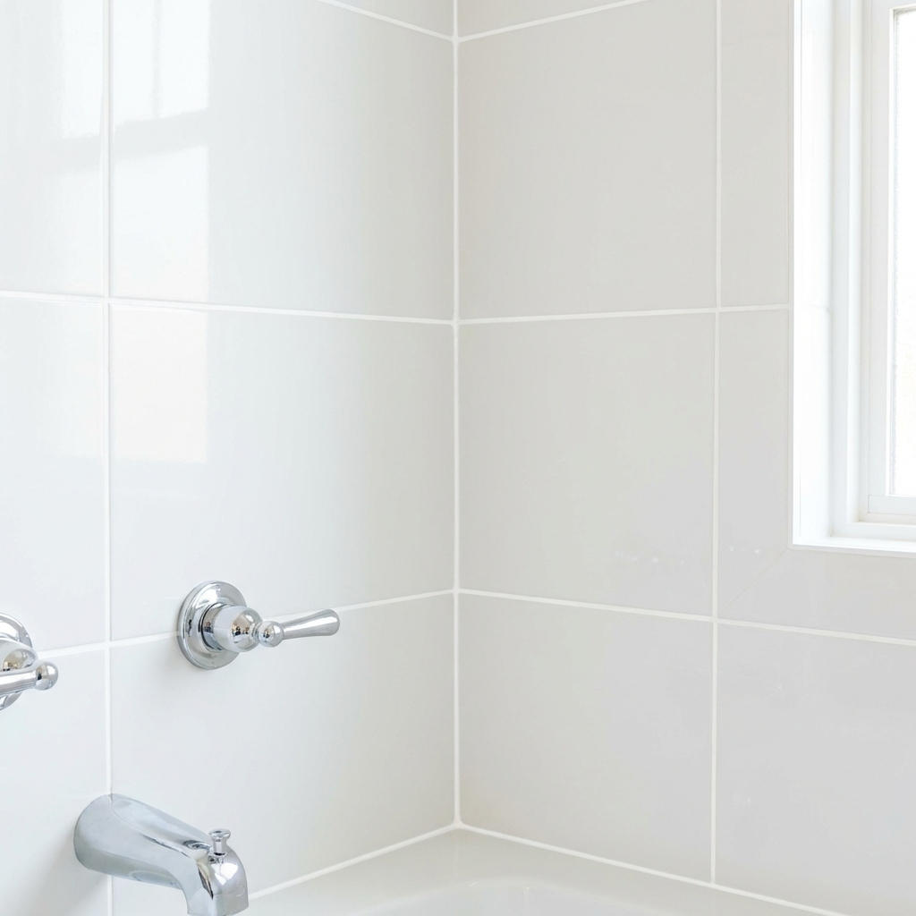 After mold removal: restored clean area